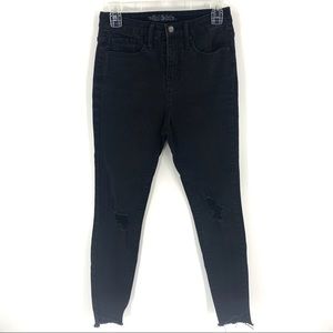 Wild fable black distressed high rise skinny jeans